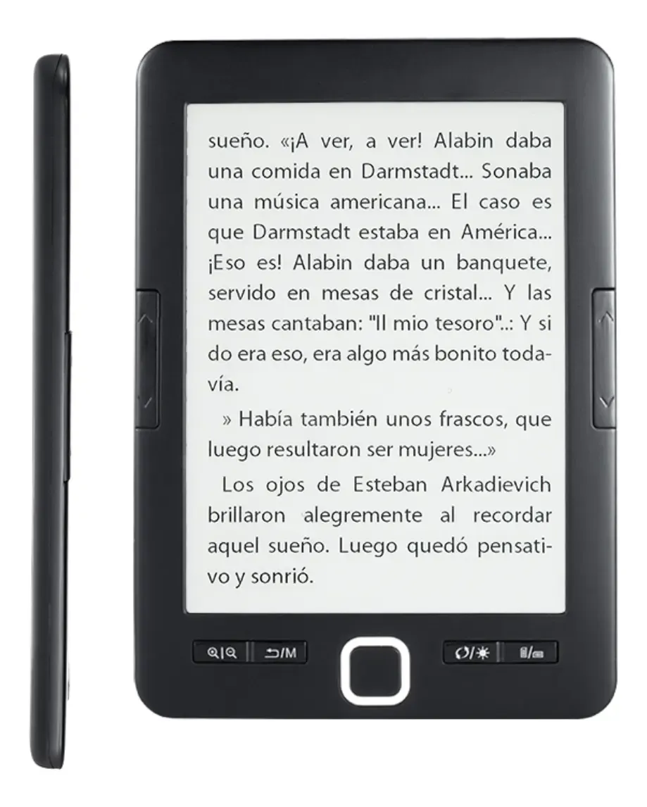 Lector de Libros Electrónicos 6" E-Book 16GB – Pantalla Táctil - Imagen 3