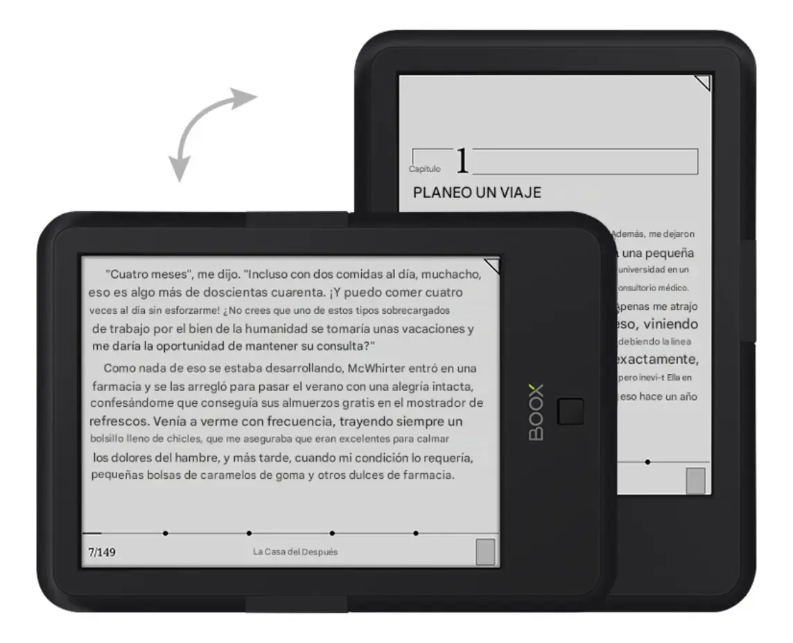 Lector de Libros Electrónicos 6" E-Book 16GB – Pantalla Táctil - Imagen 6