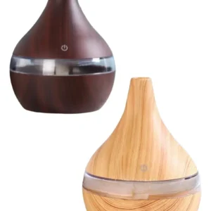 Difusor de Aromas Humidificador LED USB – Diseño Madera