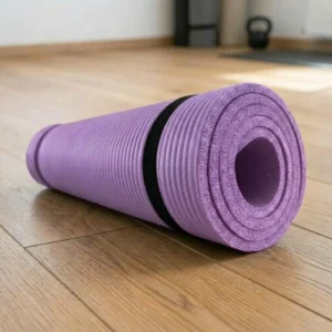 Mat de Yoga EVA 10 mm Antideslizante con Funda y Correa
