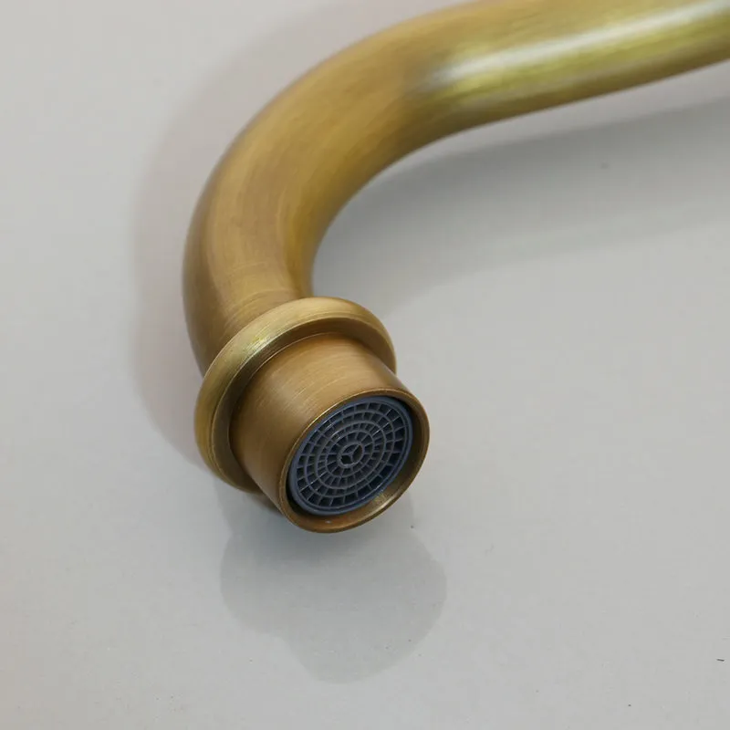 Grifería Monocomando Vintage para Lavatorio – Bronce Antiguo - Imagen 4